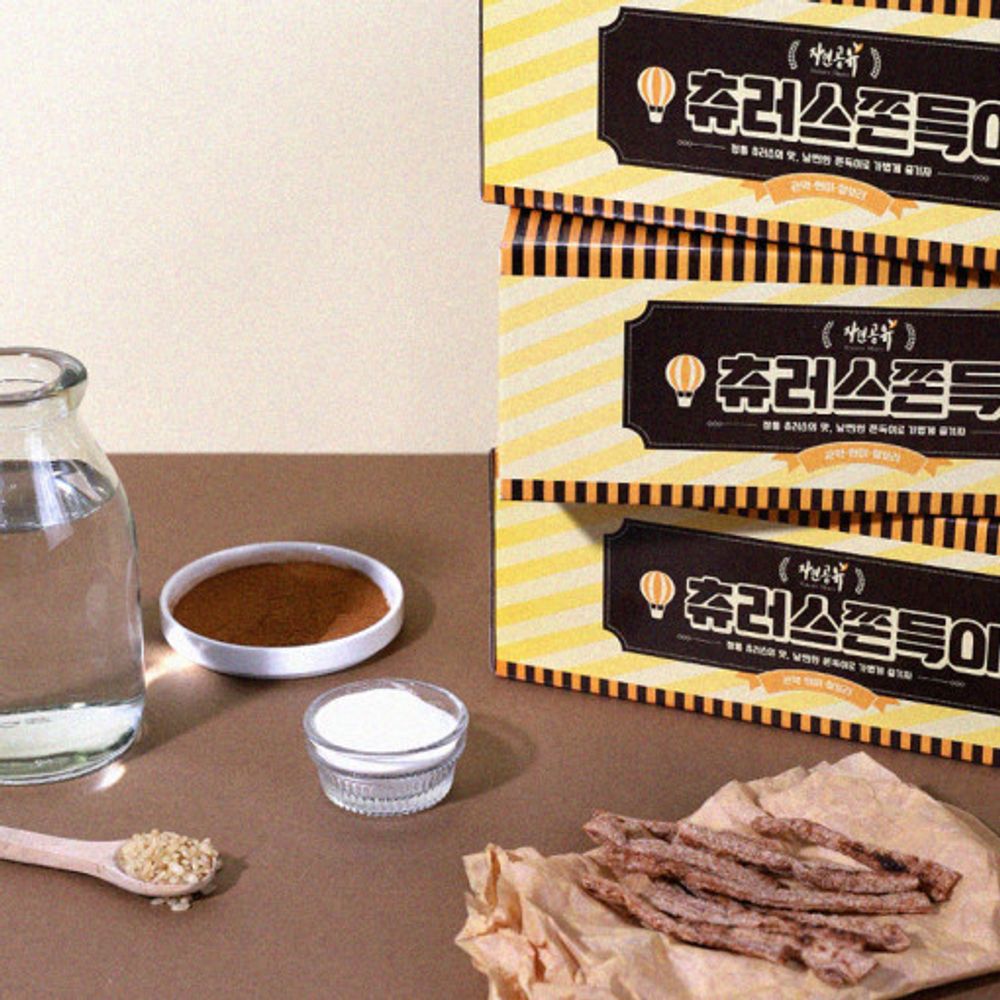 [NATURE SHARE] Churros Chewy snack 1 box (20 bags)-Korean Old-fashioned Snacks, Diet Snacks, Traditional Snacks, Konjac, Desserts-Made in Korea